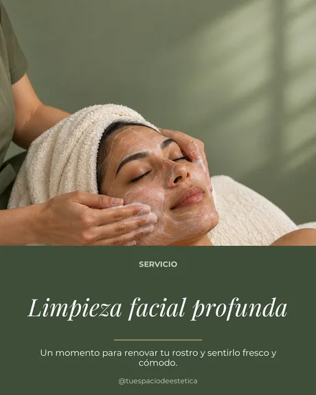 Plantilla del kit de Estética facial y masajes